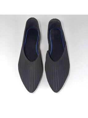 Frank Mully Pointed Toe Black d’Orsay Flats - 9.5